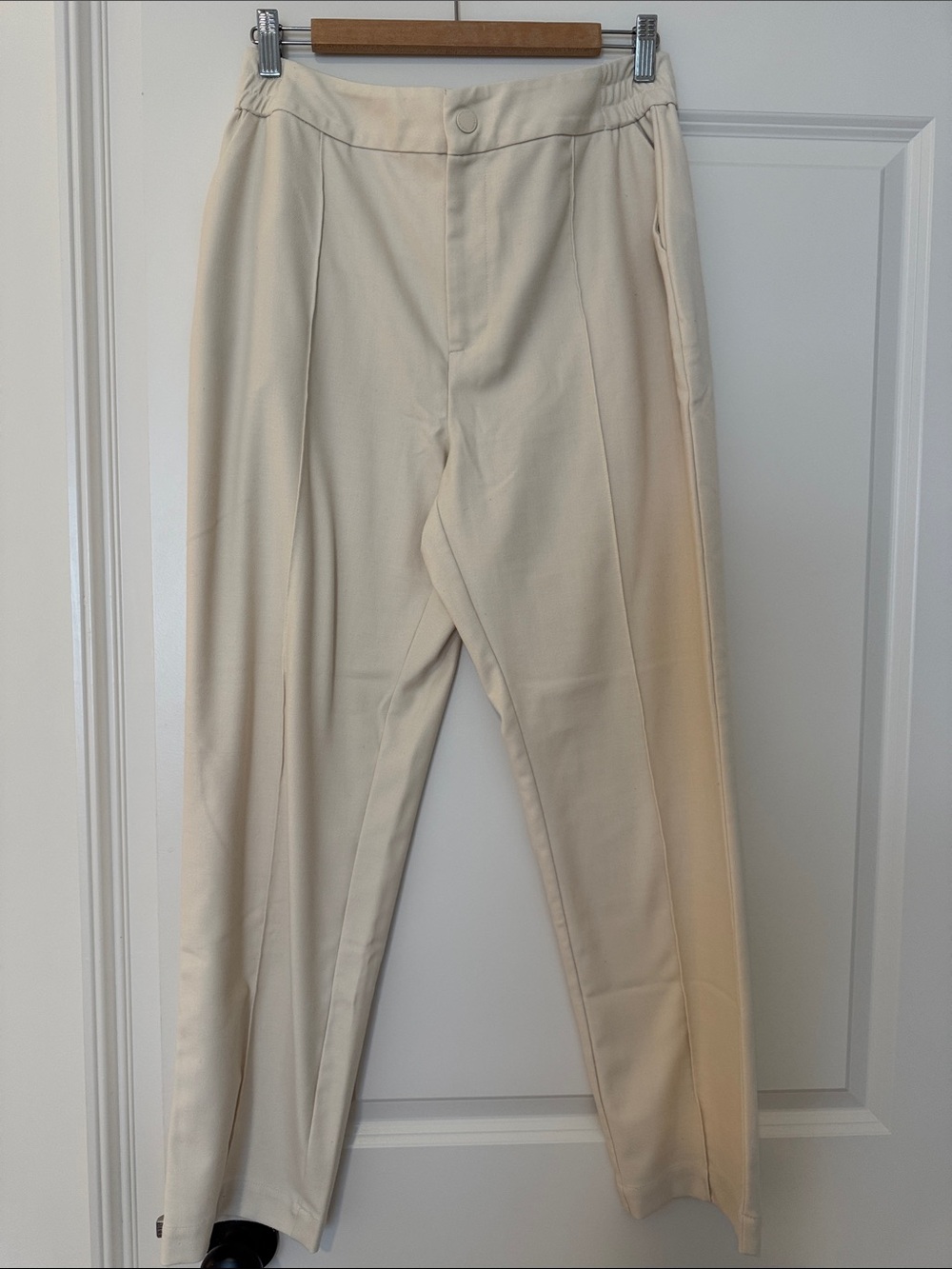 Varley Cream Tapered pants
